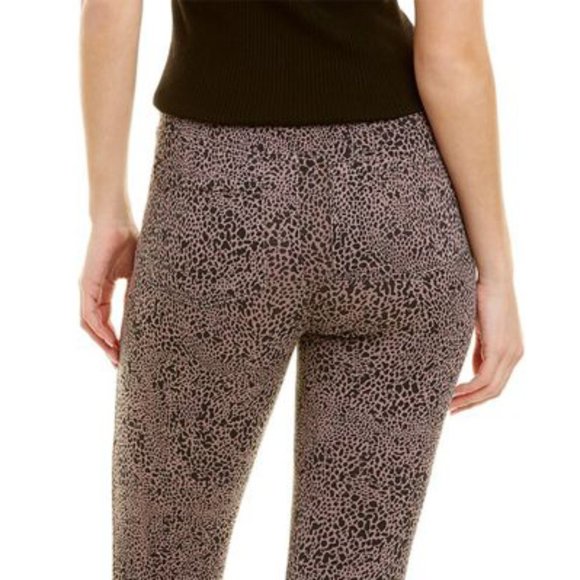 Spanx Jean-ish Ankle Leggings Desert Dot Taupe Animal Print Jeggings Skinny Jean - Picture 5 of 14